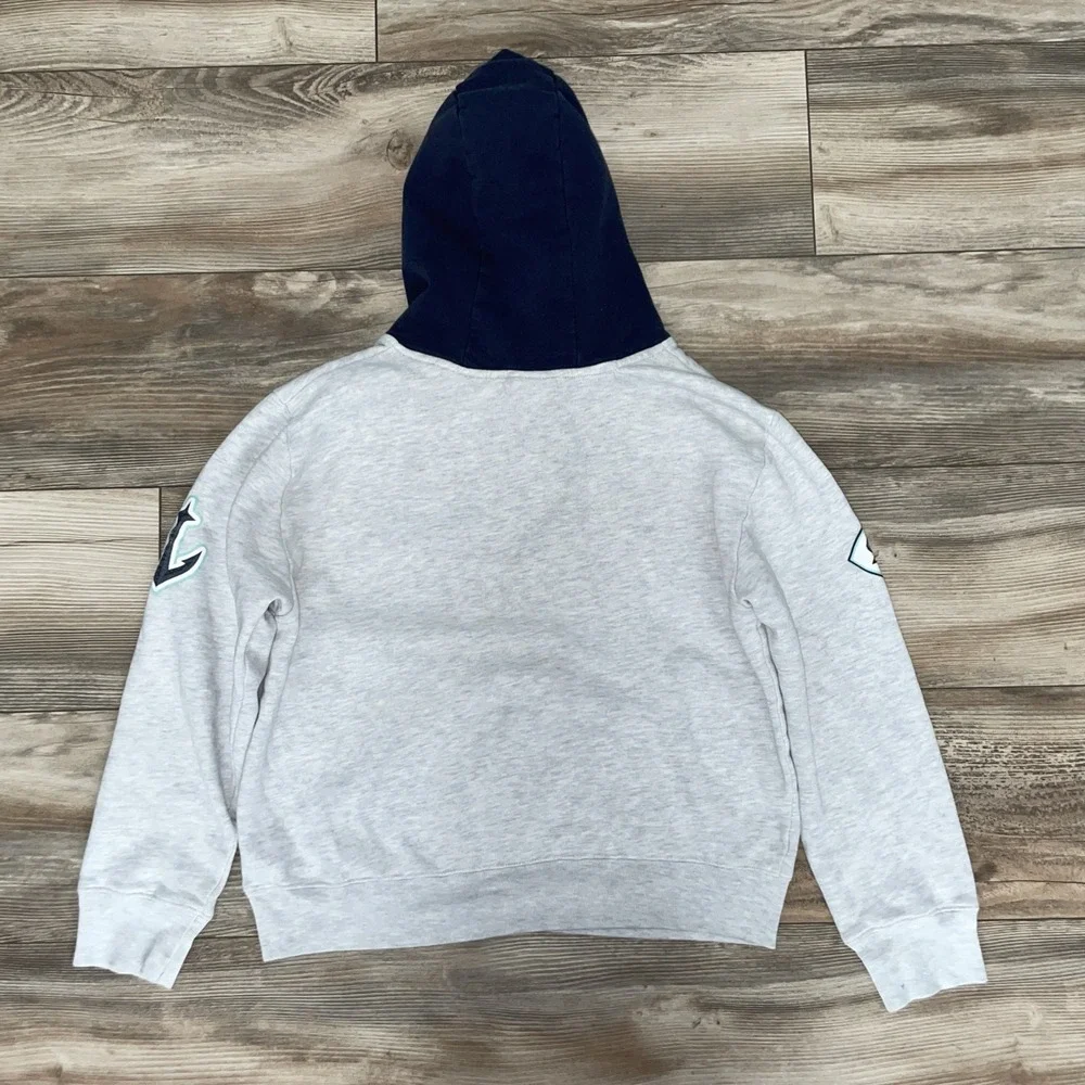 NHL Seattle Kraken Youth Sweatshirt Gray Hoodie Boys Large 14-16 Hockey